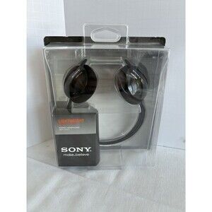 Sony MDR-G45LP Lightweight Behind The Neck Stereo Headphones Corded Black SEALED
